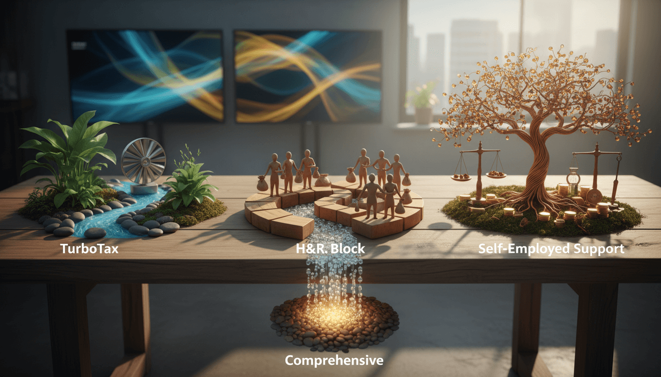 Investment and Self-Employed Tax Support: A Comprehensive Analysis of TurboTax, H&R Block, and TaxAct